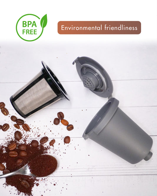 PALICO P Café - Reusable Filter Cup, Compatible with Cuisinart Single Serve Coffee Makers (2 sets Per Box)